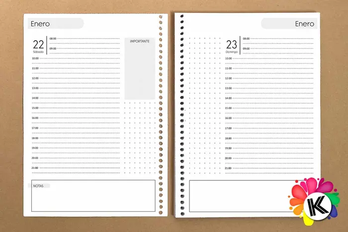 Agenda 1 día a la vista 2027 miniatura 2